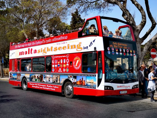 Visite guidée du sud en bus à toit ouvert Malte