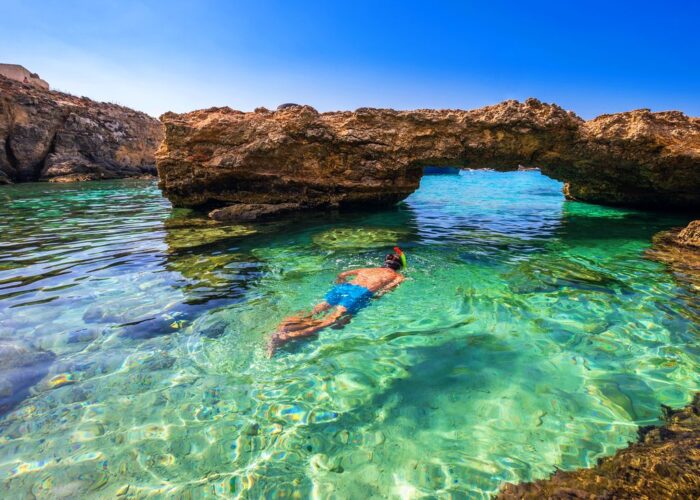 Comino Schnorcheln ganztägige Kreuzfahrt