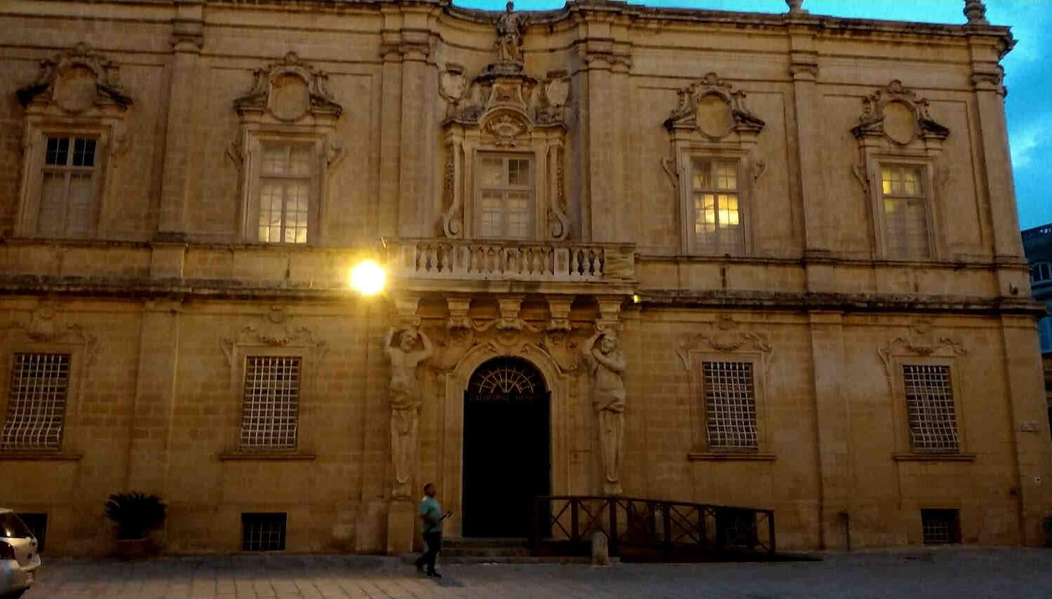 St.Paul's square in Mdina Malta