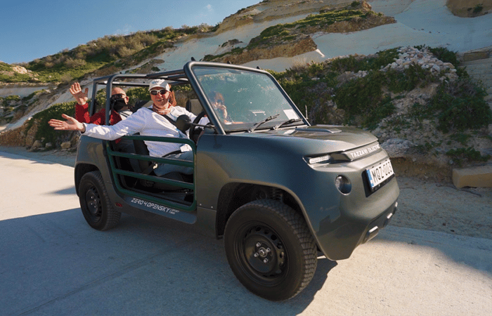 Gozo elektrische Jeeptour